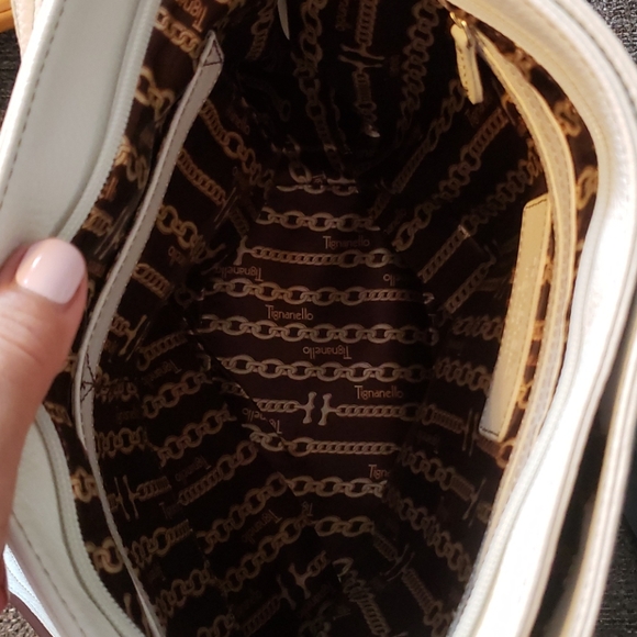 Tignanello white leather purse - Picture 8 of 9